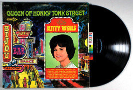 Kitty Wells - Queen of Honky Tonk Street (1967) Vinyl LP •PLAY-GRADED•  - £8.75 GBP