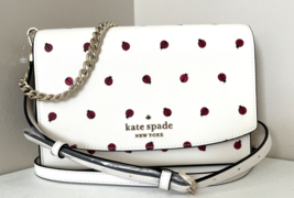 Kate Spade Carson Lady Bug Print Convertible Crossbody Cream Multi withDust bag - £99.25 GBP