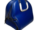 Vintage Triangle Sep-A-Rator Bowling Bag, Blue, Bottom Zipper Pocket. Se... - $48.50