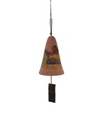 Vintage Southwestern Pottery Wind Chime Hand Painted &amp; Signed Arizona 8&quot;... - $552.84 MXN