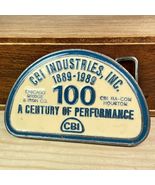 Vintage Belt Buckle Chicago Bridge and Iron 1989 Houston - $17.40
