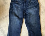Lane Bryant Jeans Cropped Denim Size 14 Flex Magic Waistband Signature Fit - £21.44 GBP