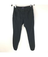 NYDJ Womens AMI Skinny Legging Jeans Black Pockets Mid Rise Denim Petite... - £18.97 GBP