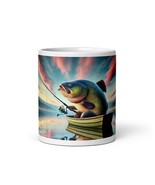 Funny Fishing Mug – Fish in a Boat – Coffee Cup for Anglers - $14.99 CAD+