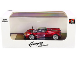 Pagani Huayra Roadster Red Metallic with Carbon Top and Carbon Accents 1/64 D... - £26.81 GBP