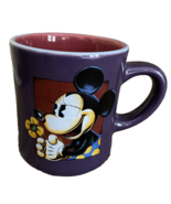 Disney Purple Minnie Mouse MUG Coffee Cup Flower Pink - $14.84