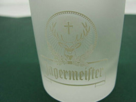 Jagermeifter Frosted Shot Glass Deer Antlers Man Cave Bar - £14.23 GBP