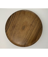 Vintage  MCM Wood Lazy Susan 13.5” Diameter Mid Century Modern Rosa’s Ph... - $34.60