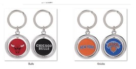 NBA Team Spinning Logo Key Ring Keychain Forever Collectibles Select Team Below - £11.18 GBP