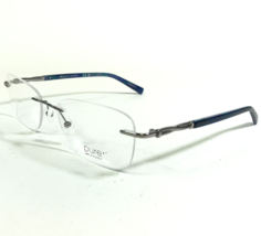Marchon Airlock TULA 201 070 Eyeglasses Frames Blue Silver Rectangular 54-18-140 - £67.11 GBP