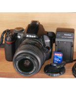 Nikon D3000 10MP DSLR Camera Kit W 18-55mm VR lens *Shutter 6,790* GOOD/TESTED - $148.45