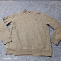 Guide Series Sweatshirt Sweater Men XLT Sage Green 1/4 Zip Comfy and Cozy - $15.23