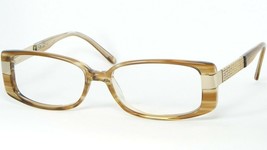 Liz Claiborne L340 FC7 GOLD BEIGE EYEGLASSES GLASSES 52-15-140mm (LENS M... - $500.42 MXN