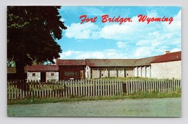 Trading Post Fort Bridger Wyoming WY UNP Chrome Postcard K14 - £2.29 GBP