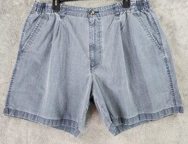 Windridge Shorts Mens 38 Blue Distressed Pleated Vintage Casual Preppy Dad - £21.71 GBP