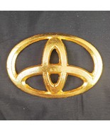 Toyota Emblem With Hand-Laid Gilding, One Of A Kind, Corolla  Camry 5.5&quot;... - $405.03 MXN