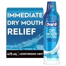 Oral-B Dry Mouth Oral Rinse Mouthwash, Moisturizing Mint, 16 Fl Oz - $18.26 CAD