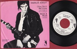 Charlie Ainley 45 RPM &amp; PS You Tell Me Lies / Walk A Mile - Nemperor Z58-7517 - £9.76 GBP
