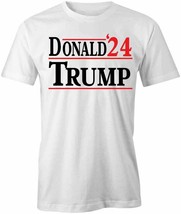 Donald Trump &#39;24 T Shirt Tee Short-Sleeved Cotton Political Clothing S1WSA611 - £12.93 GBP+