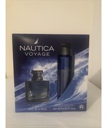 Brand NewNautica Voyage Gift Set 1.6 oz Eau de Toilette &amp; 6.0 oz Body Sp... - £17.66 GBP