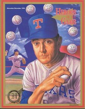Heroes Of The Game Nolan Ryan Magazine Texas Rangers Baseball Nov Dec 1993 - $29.70