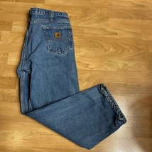 Carhartt Jeans Mens 40x30 Actual Traditional Fit B480 DVB Straight Leg W... - $17.82