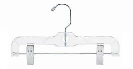 Children&#39;s Clear Plastic Pant/Skirt Hanger 10&quot; (pack of 25) - $533.65 MXN