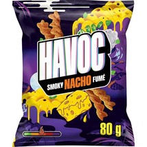 24 Bags of Havoc / Lays Smoky Nacho Twisted Corn Chips 88g Each  - NEW! - $89.01