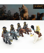 10PCS Lord Of The Rings The Hobbit Azog ORC Wolf Riding Army Minifigures... - £15.73 GBP
