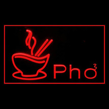 110125B Pho Vietnamese Vietnam Bowl Soup Beef Delicious Espresso LED Light Sign - £17.57 GBP