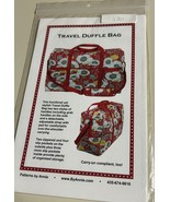 Travel Duffle Bag Pattern By Annie 21 x 13 x 8 Carry on Compliant - $9.90