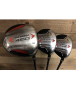 USED RH Short Senior Mens&#39; Big Power 10° Driver 3 5 Wood Senior Flex 575... - $205.77