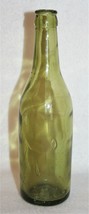 Vintage c1910s John Lumb &amp; Co Green Antique Glass Bottle Mold Blown England - £19.81 GBP