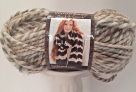 Lion Brand Wool Ease Thick and Quick Yarn Color:  Fossil - £4.61 GBP