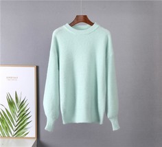 ing Casual Solid Cashmere  Pullover Women Loose Warm Long Sleeve Elegant Jumper  - £84.84 GBP