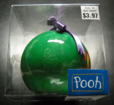 Pooh Christmas Ornament Seasonal Specialties 1998 Disney Lightweight Gre... - £5.50 GBP