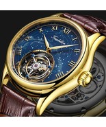 Tourbillon Original 100% Real Mens Watch Mechanical Sapphire Top Brand Luxury - $1,041.57