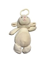 Kellytoy Plush Lamb Sheep Soft Baby Rattle Toy Cream Color Lovey 9&quot; - £12.57 GBP