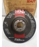 24 Pack 4-1/2&quot;x 1/4&quot;x 7/8&quot;  20063 - SAIT Grinding Wheel  Type 27 Depress... - $29.65