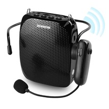 Voice Amplifier With Uhf Wireless Microphone Headset, 10W 1800Mah Portable Recha - £71.37 GBP