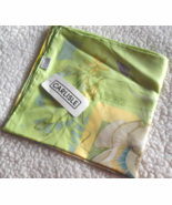 Vintage Carlisle 100% Silk Scarf-BLOOMS-hand rolled edges-Square- 34&quot; x ... - $103.01 CAD