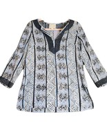 STS Sail to Sable Women’s Geo Stripe Long Tunic Navy Size XS Embroidered... - $67.91 CAD
