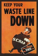 Keep Your Waste Line Down - Art Print - £17.52 GBP+
