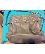 ELLIOTT LUCCA WOMENS GRAY LEATHER PURSE - Free Shipping - $500.91 MXN