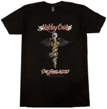 M Motley Crue Dr Feelgood Album Black Cotton Tee Medium Band T-shirt 80&#39;... - £19.16 GBP