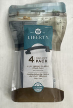 4 Liberty Project Pack Classic Edge Pull Matte Black 3-3/4” (96mm) P3492... - $19.75