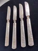 Vintage 1847 Rogers Bros Set of 4 Silverplate Flatware Fruit Knives - $8.00
