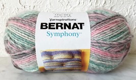 Bernat Symphony Ombre Bulky Weight Acrylic/Wool Yarn - 1 Skein Seashell 21003 - £11.35 GBP