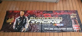 Dale Earnhardt Jr. Budweiser Racing Banner 9.5&#39; x 2.5&#39; NASCAR Vintage 00... - $1,312.84 MXN