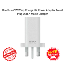 OnePlus 65W Warp Charge UK Power Adapter Travel Plug USB-A Mains Charger -New - £15.71 GBP